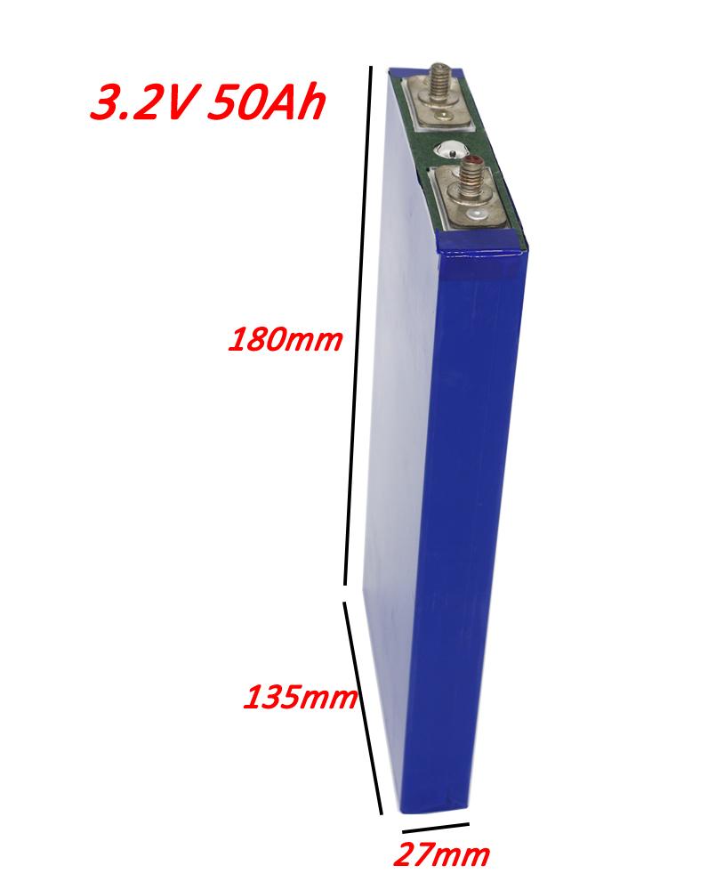 3.2V 50AH LiFePO4 Battery Cell