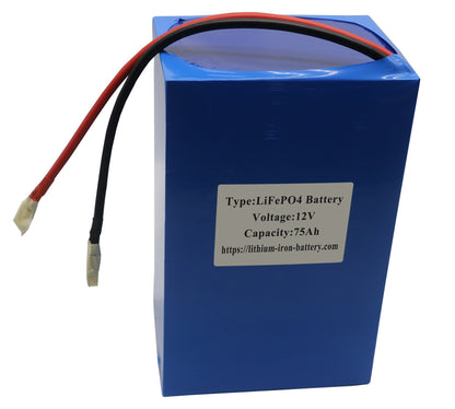 Orient Power 12V 75AH Lithium-Iron-Battery LiFePO4 with Inbuilt BMS