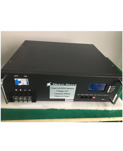 24V 100AH LIFEPO4 BATTERY PACK WITH BMS